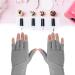 Dioche UV Glove for Nail Lamp - Professional Anti UV Manicure Tool - Grey - Buy Online on GoSupps.com