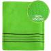 Hangil Exfoliating Towel Bath Washcloth 5 Pcs Set - Green 3, Red 2 - Buy Online on GoSupps.com
