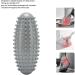 Durable Portable Massage Ball - Odorless PVC Muscle Relief & Foot Roller for Back & Plantar Fasciitis (Gray) - Buy Online on GoSupps.com