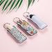 Valyria Sublimation Blanks Chapstick & Lipstick Holder Keychains Bulk Pack - White Rectangle (20 Pcs) - Buy Online on GoSupps.com