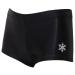 Snowflake Designs Mystique Gymnastics or Dance Workout Shorty Shorts - Variety of Colors Black Child Large (small 8-9 year old)
