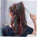 7 Sets Colored Hair Rope Hair Braiding Rope Braided Hair Ribbons Ribbon for Hair Hiphop Hair Tie Hair Tinsel Braided Hair Wire Fairy Wig Polyester Child Elastic Hair Extensions - Buy Online on GoSupps.com