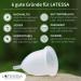 Buy Latessa Menstrual Cup - Made in Germany | Eco-Friendly Period Cup - Size L | Best Alternative to Tampons & Pads - Buy Online on GoSupps.com