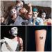 Halloween Temporary Tattoos - 5 Large Sheets Fake Tattoo Stickers for Parties, Cosplay, and Costumes - Buy Online on GoSupps.com