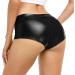 Javly Women's Metallic Rave Booty Shorts - X-Small Black | Halloween Clubwear - Buy Online on GoSupps.com
