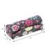 Patterend Floral Fabric Lipstick Case with Mirror - Grey | Motique Accessories - Buy Online on GoSupps.com