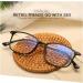 Buy IYNWBJTS Dual Light Reading Glasses for Men & Women | Anti Blue Light 502 Red - International Shipping Available - Buy Online on GoSupps.com