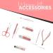 Kichly Manicure Set for Women - 18-Part Nail Clippers & Pedicure Tools in Rose Gold Travel Case - Buy Online on GoSupps.com