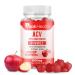 Peakhealth Apple Cider Vinegar Gummies with Vitamins - Delicious Apple Flavor for Women's Health Metabolism Support & Digestive Wellness 1000mg ACV with B12 B6 Folic Acid 60 Vegan Gummies