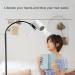 Hair Dryer Holder 360 Degree Rotating 63inch Height Hands Blow Dryer Holder with Heavy Base Length & Angle Adjustable Hair Dryer Stand Compatible with Compact Styling Tools - Buy Online on GoSupps.com