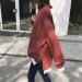 Women's Red Casual Hooded Sweatshirt - Loose Fit Long Sleeve Pullover Blouse Top (Medium) - Buy Online on GoSupps.com