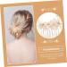 ABOOFAN Decor Hair Accessories Hair Clips Hair Barrettes Wedding Elegant Headdress Wedding Party Headdress Wedding Pearl Hair Pin Hair Side Comb Wedding Hair Pin Hair Comb Prom Bride Metal - Buy Online on GoSupps.com