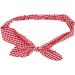 LUX ACCESSORIES Red Blue Chequered Paisley Hair Bandana Headwear - Buy Online on GoSupps.com