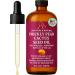 Pomberries Prickly Pear Seed Oil | 100% Pure Cold-Pressed & Unrefined Prickly Pear Oil for Face Skin & Hair Helps Improve the Look of Fine Lines & Wrinkles | 4 fl oz Glass Bottle