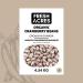 Organic Cranberry Beans (Romano Beans) Canadian Grown Bulk Dry 4.54 Kg Fresh Acres - Buy Online on GoSupps.com