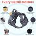 Shop Pawaii XS Dog Harness for Small Dogs - Anti-Pull Reflective Adjustable & Breathable with Handle | Ideal for Comfort & Control - Davys Gray - Buy Online on GoSupps.com