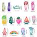 100 Non-Slip Snap Hair Clips - Sweet Color Metal Hair Accessories for Girls & Women - Buy Online on GoSupps.com