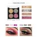 AKARY 4-Colors Glitter Eyeshadow Palette - Ultra Pigmented Long Lasting & Waterproof Mini Makeup for Stunning Eye Looks | Shop Internationally - Buy Online on GoSupps.com
