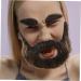 VINTORKY 1 Set Beard Dress up Cosplay Carnival Beard False Mustache Grey Santa Claus Beard Fake Eyebrow Plush - Buy Online on GoSupps.com