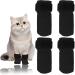 DHRUTI 4 pieces of claw covers for cats scratch catfeal breathable mesh cat paw covers cat claw covers caps for the cat injection fur care (XL)
