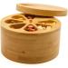 Daily & Weekly Pill Organizer - Double Capacity Wooden Medicine Holder for Travel & Vitamins - Buy Online on GoSupps.com
