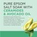 Dr Teal's Epsom Salt Magnesium Soak - Glow & Hydrate with Ceramides & Avocado Oils | 3 lbs - International Shipping Available - Buy Online on GoSupps.com