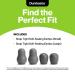 Durabasics Grey Stethoscope Ear Tips Replacement for Littmann Stethoscopes - Compatible with Cardiology IV Parts - Buy Online on GoSupps.com