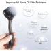 3 Pcs Large Handle Face Scrubber Set - Beomeen Facial Cleansing Brush with Charcoal Black Bristles for Gentle Deep Cleansing and Exfoliating | Soft Brush with Lid for Cleaner Skin | Black-Glitter - Buy Online on GoSupps.com