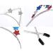 4th of July Glittery Cat Ears Headband with Patriotic Temporary Tattoos - Independence Day Costume Accessories - Buy Online on GoSupps.com
