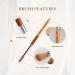 Premium #20 Sable Kolinsky Acrylic Nail Brush - Perfect for Nail Art & Manicure Tools | Zobelhaar Wooden Nail Polish Brush - Buy Online on GoSupps.com