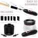 Olivia Rose Electric Makeup Brush Cleaner Spinner | Deep Clean 8 Size Rubber Collars (Black) - Fast International Shipping - Buy Online on GoSupps.com