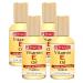 De La Cruz Vitamin E Oil Vitamin E Oil with Safflower for Skin Hair Face and Body 2.2 FL. OZ. (4 Bottles)