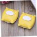 Buifulsic Cartoon Lens Container 2-Pack Travel Case for Contact Lenses with Mirror Yellow Caricature Design - Buy Online on GoSupps.com