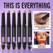KIMUSE 6PCS Shimmer Cream Eyeshadow Stick Set - Waterproof, Crease-proof, Smudge-proof & Long Lasting Eye Makeup - Buy Online on GoSupps.com