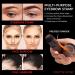 Eyebrow Stamp Stencil Kit with Free Tweezer/Comb Tool | One Step Shaping | Waterproof & Long-Lasting | Perfect Black Powder Finish - Buy Online on GoSupps.com