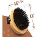 Bamboo Handheld Pet Brush with Soft Boar Bristles for Dogs and Cats - 1 Pack - Buy Online on GoSupps.com