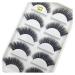 UAMOU 10/50 Boxes 5 Pairs 3D Mink False Eyelashes Soft Lashes Makeup Eyelash Faux Cils Cilios Maquiagem Cheerfully (Color : 5Pairs G810 Size : 10 Boxes 50 Pairs)
