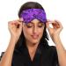 Haskirky Light Blocking Eye Mask for Adults - Adjustable & Comfortable for Travel, Yoga, Meditation - Spring Lilac Purple - Buy Online on GoSupps.com