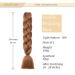 Buy Gairyan Jumbo Braids Extensions - 100g Ombre Synthetic Braiding Hair (60cm Light Auburn) for Box Crochet Braids - International Shipping Available - Buy Online on GoSupps.com