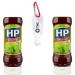 Hp Fruity Brown Sauce 470g x 2 Includes Sauce Key Ring