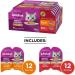 WHISKAS Perfect Portions Meaty Selections Adult Wet Cat Food Pat 12x75g Tray & Seafood Selections Adult Wet Cat Food Pat Multipack - 6 Whitefish and Tuna 6 Salmon 12x100g Tray Beef Chicken + Cat Food - Buy Online on GoSupps.com