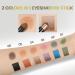 Champagne Eyeshadow Stick - Waterproof Glitter & Matte Textures for Smoky Eye Makeup | Fast Drawing Cream & Powder Heads - Buy Online on GoSupps.com