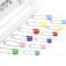 Firefly Diaper Pins - Pack of 50 Assorted Color Nappy Safety Pins for Cloth Diapers - Buy Online on GoSupps.com