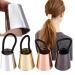 cuhair 4 pieces vintage women ponytail holder elastic hair tie hair ribbon hair rubber hair rope hair jewelry metal punk polish smooth hair ring