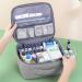 5-Pack Waterproof Medication Bags - Large Capacity Emergency Medicine Storage for Travel & Home - First Aid Pocket Gray - Buy Online on GoSupps.com