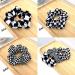 Buffalo Plaid Checkered Hair Scrunchies-Elastic Hair Ties for Women-Girls Ponytail Holders - Buy Online on GoSupps.com