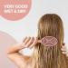 marQus Detangle Hair Brush | Ultra-Soft Bristles for All Hair Types | Glide Through Tangles Easily | Suitable for Men and Women | Wet and Dry Hair | Peach Color | 1pcs - Buy Online on GoSupps.com