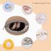 Angelikashalala 3-Piece BPA-Free Pacifier Box Set | 2 Silicone Baby Pacifier Bags & 1 Dustproof Storage Box | Perfect for Travel & Backpack - Buy Online on GoSupps.com
