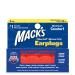 Mack's Pillow Soft Silicone Earplugs  2 Pair - The Original Moldable Silicone Putty Ear Plugs for Sleeping  Snoring  Swimming  Travel  Concerts and Studying (Orange)