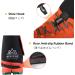 TRIWONDER Waterproof Hiking Gaiters - RedBlack Large | 1 Pair | Outdoor Gaiters for Men and Women - Buy Online on GoSupps.com